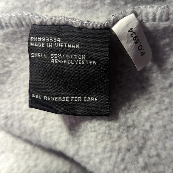 Caleo Hooded‎ Pull Over Sweatshirt Woman's Size Large Gray Hi-Low Hem Athleisure - Picture 8 of 11